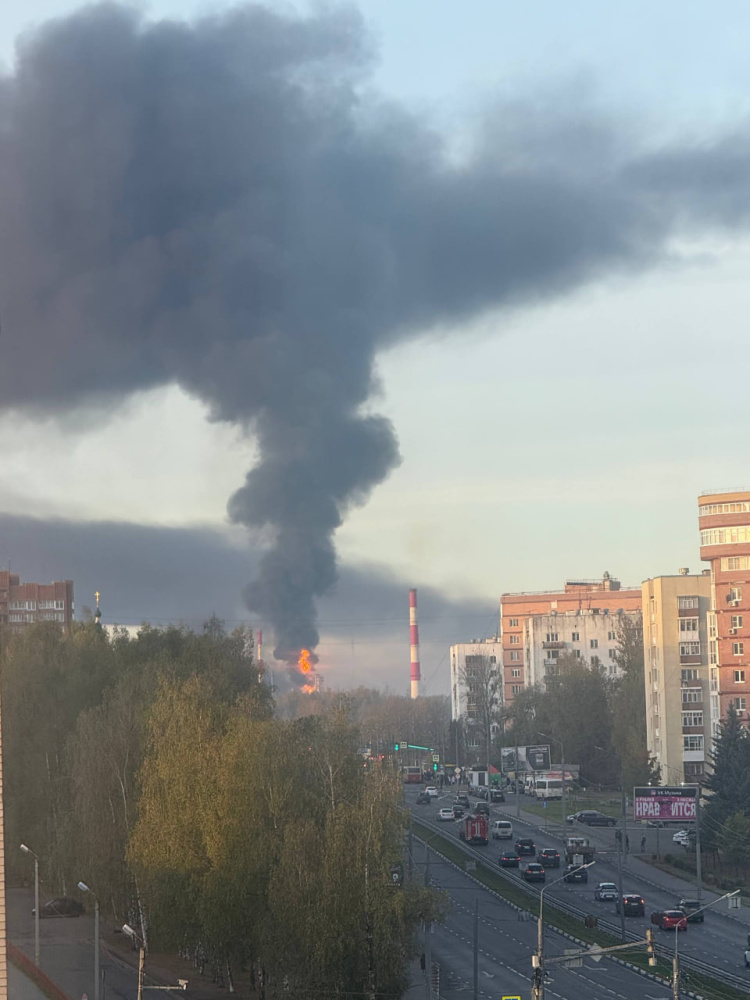 В Ярославле после пожара на НПЗ следят за качеством воздуха