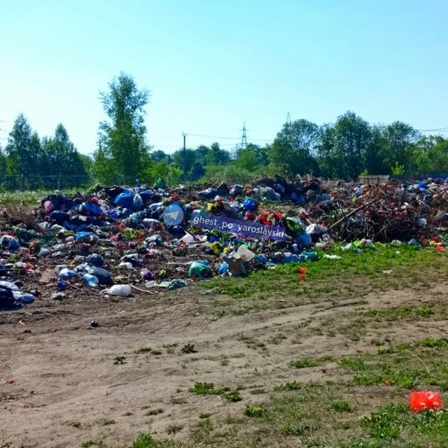 В мэрии Ярославля объяснили причину скопления мусора на Осташинском кладбище