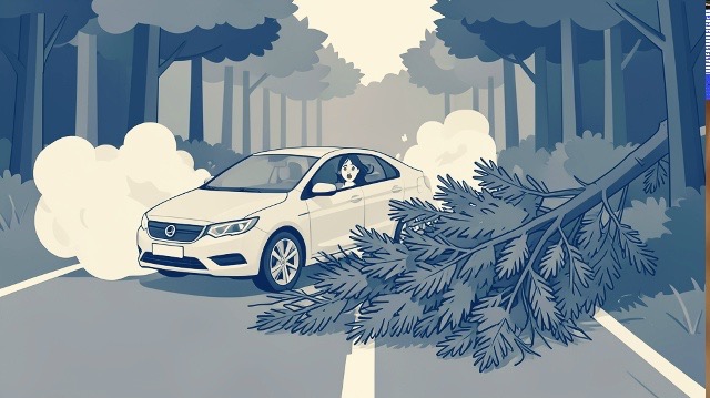 Упавшая ель на дороге обошлась ярославскому министерству в полмиллиона рублей