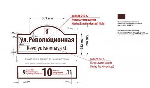 В Ярославле устанавливают новые адресные таблички 