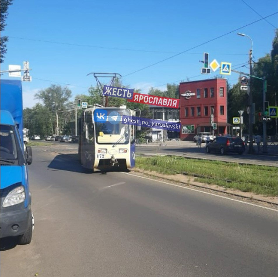 В минтрансе назвали причину схода с рельсов трамвая в Ярославле