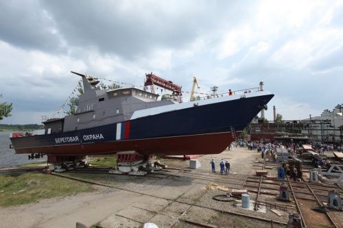 Ярославский судостроительный завод спустил на воду сторожевой корабль «Балаклава»