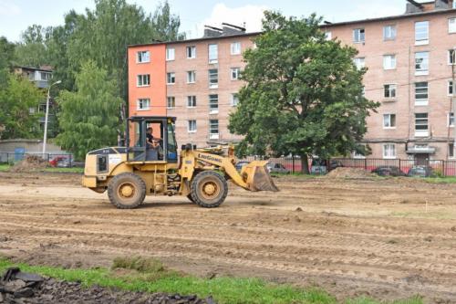 В Красноперекопском районе Ярославля строят комплексную спортивную площадку