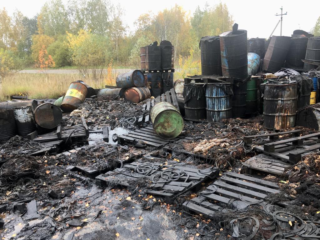 Росприроднадзор выяснил, что содержание токсичных веществ на свалке под Ярославлем превышено в 112 раз