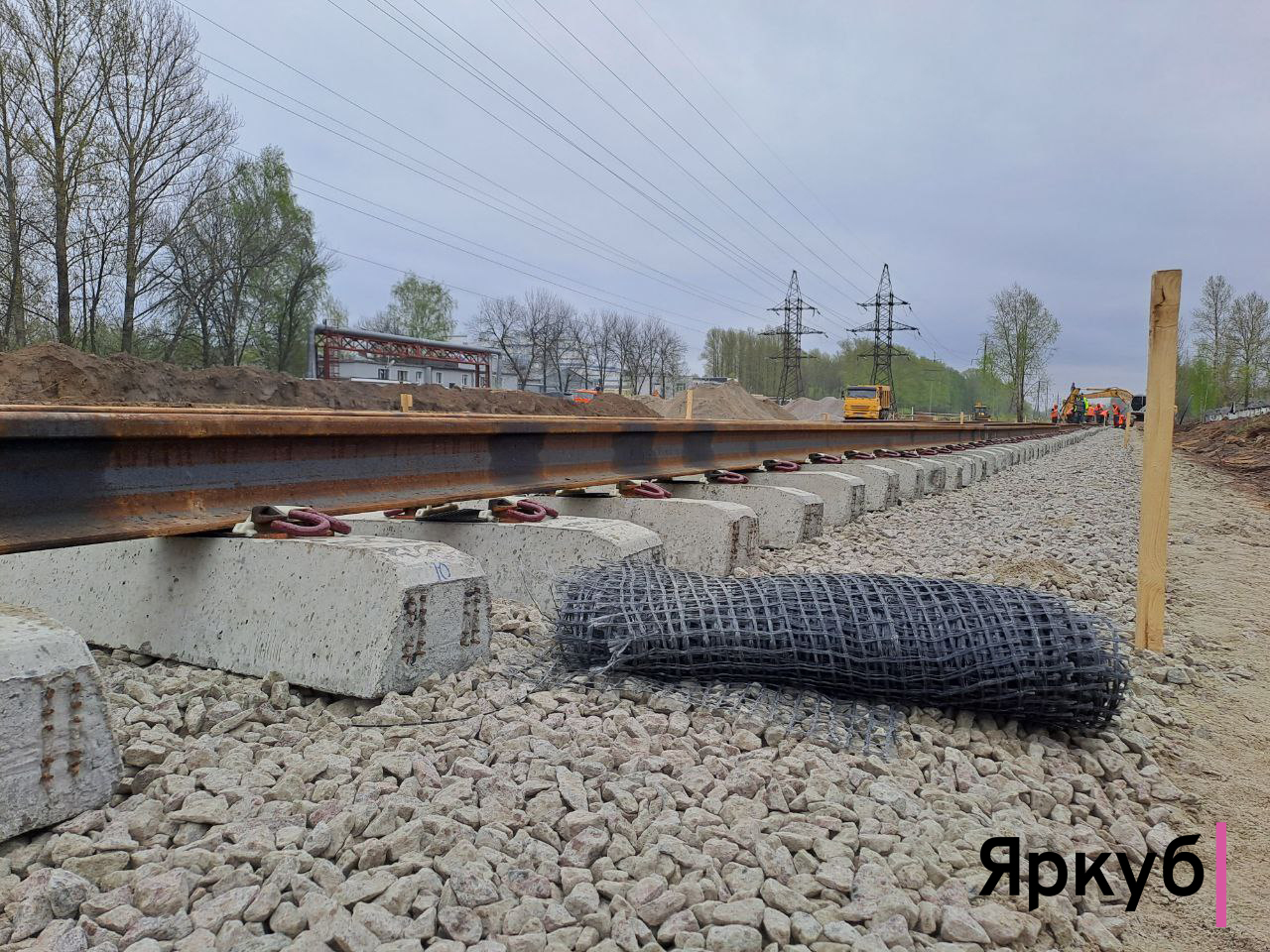Ярославцы оценили укладку новых трамвайных рельсов