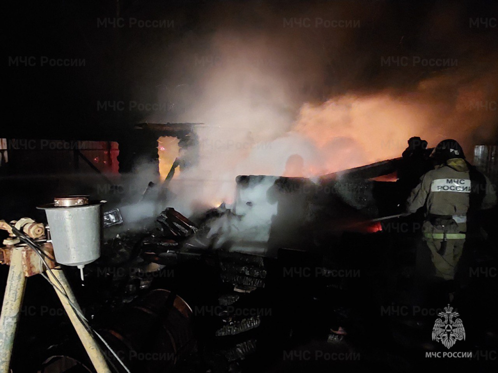 В Ярославской области при пожаре в деревенском доме погибли два человека