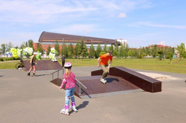 В парке 1000-летия Ярославля открыта новая скейт-площадка
