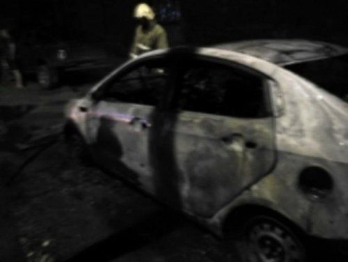 За ночь в Ярославле сгорели 7 автомобилей 