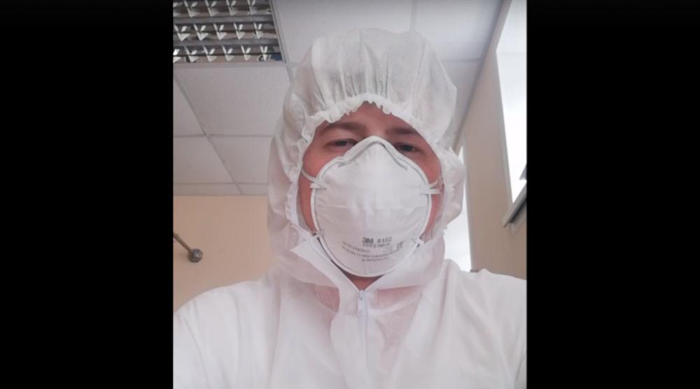 Ярославский студент-медик, который записал обращение к коллегам в связи с коронавирусом, рассказал о работе в госпитале