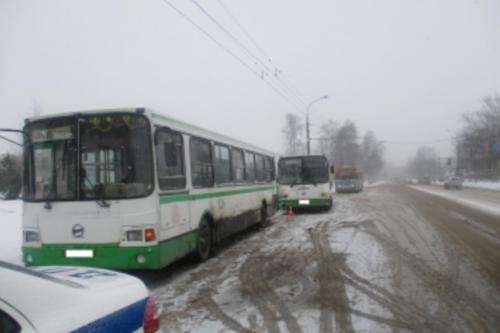 В Рыбинске столкнулись два пассажирских автобуса