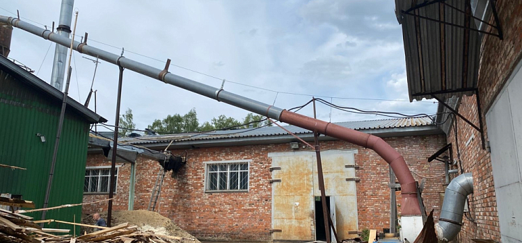В Рыбинске горело производственное здание