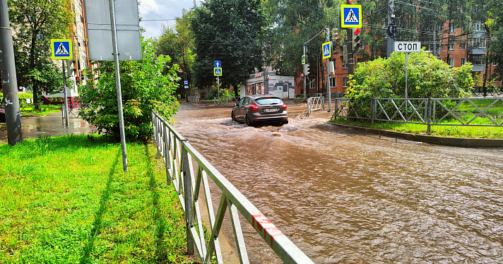 Ярославль снова затопило после мощных ливней_247966