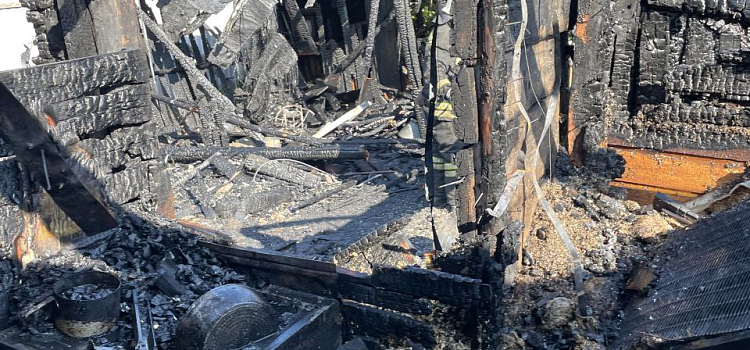 В Рыбинске при пожаре в частном доме погибли два человека_300709