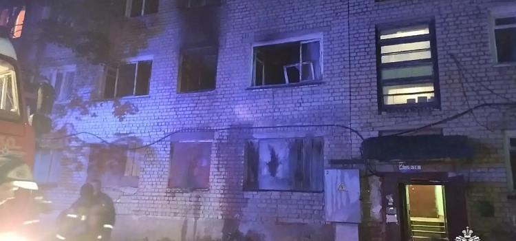 В Рыбинске при пожаре пострадал мужчина