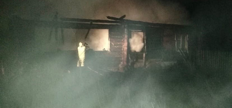 Под Рыбинском во время пожара погиб мужчина