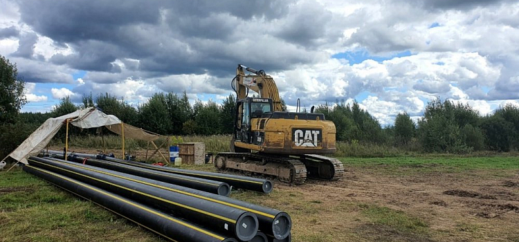 В Рыбинском районе началось строительство нового межпоселкового газопровода