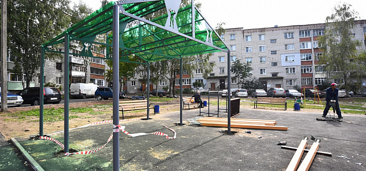 В Заволжском районе два детских городка обещают сдать уже на этой неделе_220535
