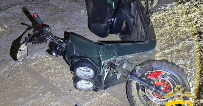 В Ярославской области подросток на скутере устроил ДТП