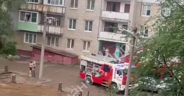 В Дзержинском районе Ярославля при пожаре пострадал человек