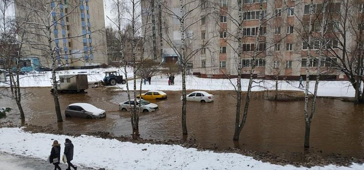 Мэрия прокомментировала потоп в Заволжском районе