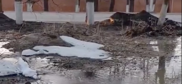 Дороги Переславля-Залесского в Ярославской области ушли под воду_313769