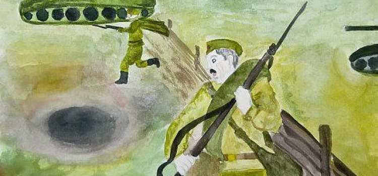 В конкурсе детских рисунков о защитнике Отечества определились победители_24679