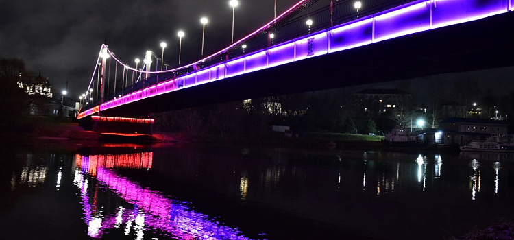 Даманский мост в Ярославле будет сиять каждый вечер_307992