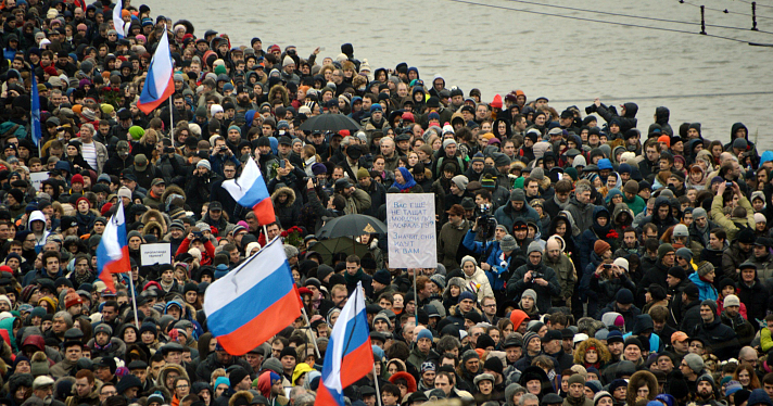 Ярославцы приняли участие в московском марше памяти Бориса Немцова_24632