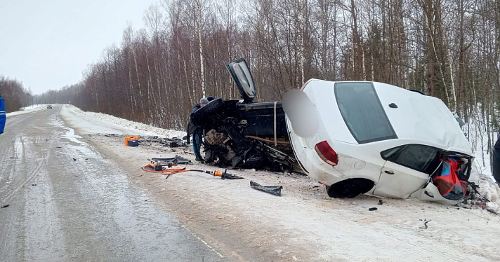 В Ярославской области при столкновении микроавтобуса и легковушки погибли три человека_265324