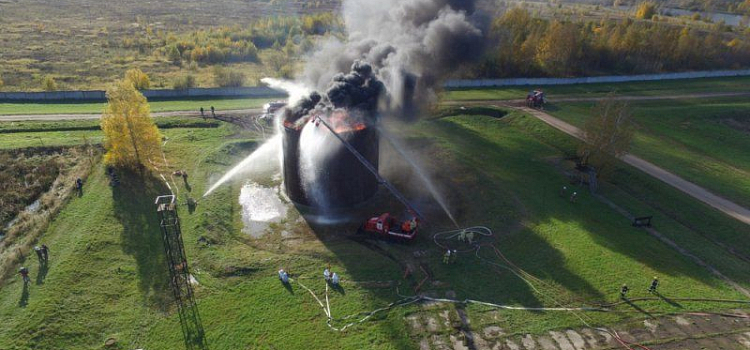 В Ярославле состоялись пожарно-тактические учения (фото) _83886