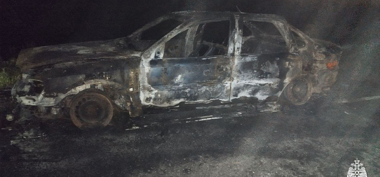 В Ярославской области при пожаре в легковом автомобиле погиб человек_303158