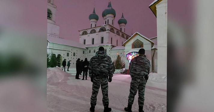 В Ярославской области сотрудники Росгвардии обеспечили правопорядок в рождественскую ночь