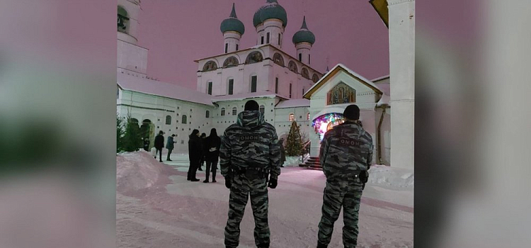 В Ярославской области сотрудники Росгвардии обеспечили правопорядок в рождественскую ночь