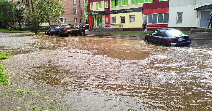 Ярославль снова затопило после мощных ливней_247965