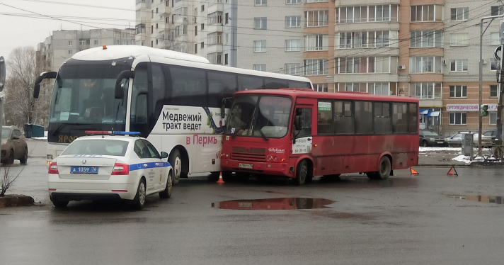 В Ярославле при столкновении маршрутки и туристического автобуса пострадал ребенок_236508