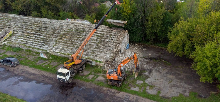 В Ярославле сносят стадион «Красный перекоп»