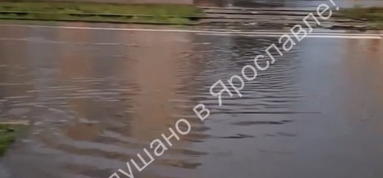 Шкваловый ворот, мегаливень и град: впечатляющие кадры грозы над Ярославской областью_274849