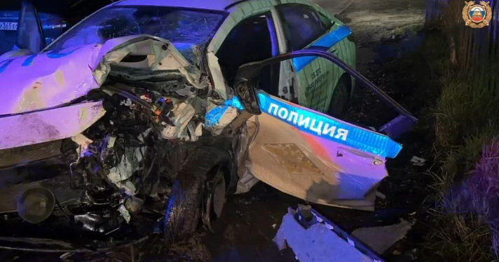 В Ярославле произошла авария при участии автомобиля ДПС