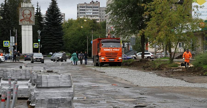 Ремонт на Кирова: в Рыбинске реконструируют городскую магистраль
