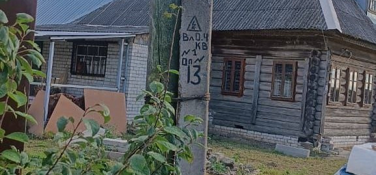 В деревне Ярославской области после вмешательства прокуратуры привели в порядок опоры линии электропередач_252294