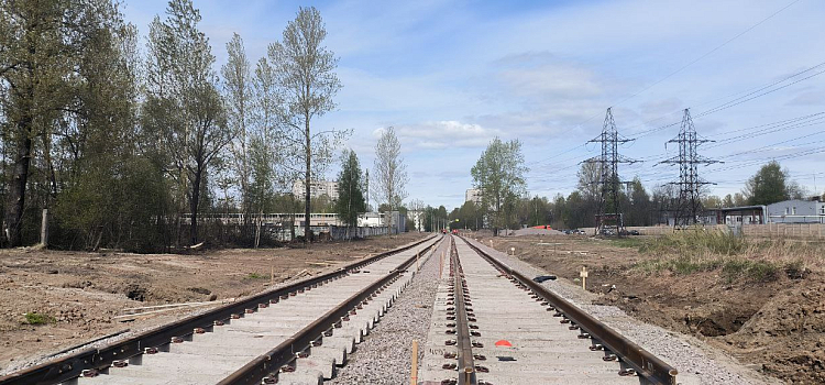 В Ярославле уложили 600 метров новых трамвайных путей_272007