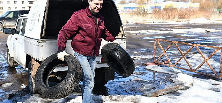 Ярославцам пригрозили штрафами за неправильно выброшенные покрышки