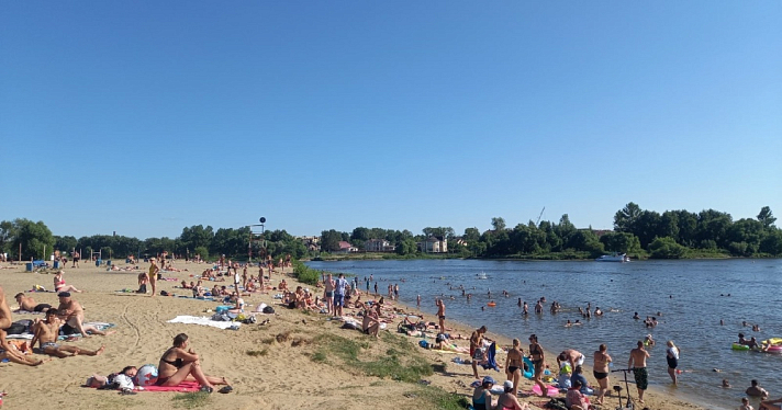 В Ярославле запретили купаться на Дзержинском пляже