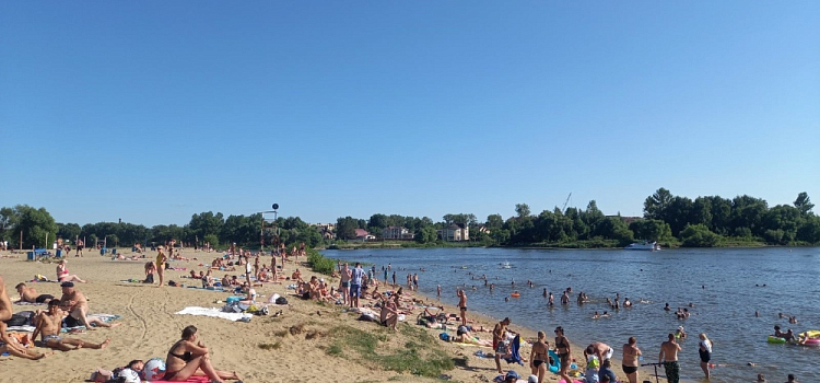 В Ярославле запретили купаться на Дзержинском пляже
