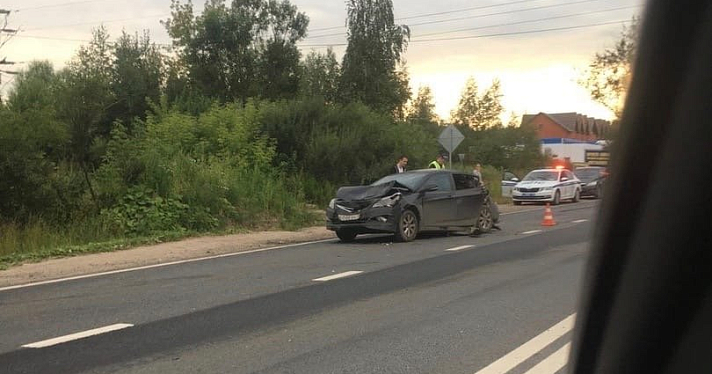 Тройное ДТП на Костромском шоссе: пострадала женщина_165436