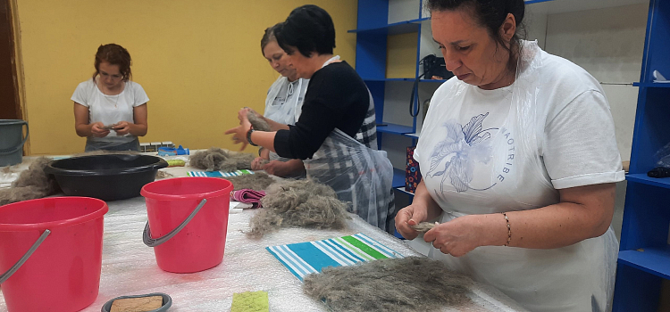 В Ярославской области заработала мастерская традиционного ремесла валяния из овечьей шерсти_275643