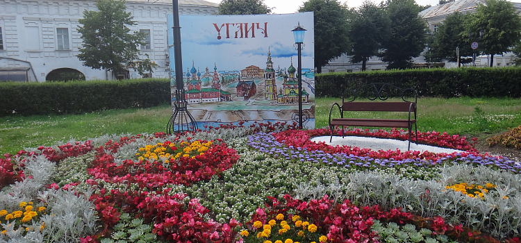 Цветочный рай в центре Ярославля_73758