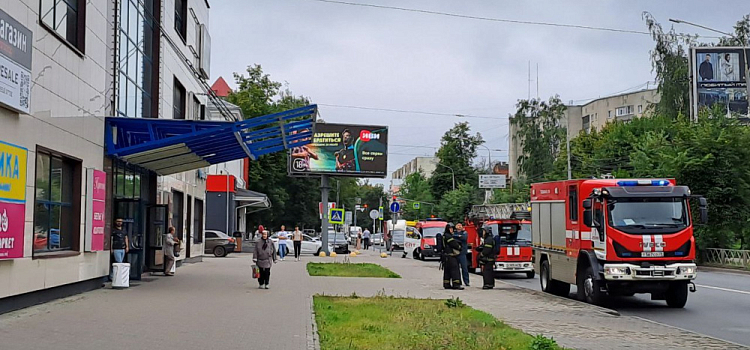 В ярославском ТЦ «Флагман» произошел пожар