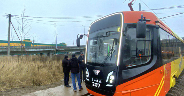 В Ярославле началась обкатка следующего участка обновлённых трамвайных путей