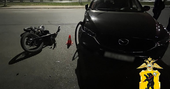 На Московском проспекте в Ярославле разбился мужчина на питбайке